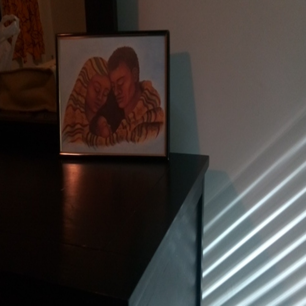 Beautiful black family portrait